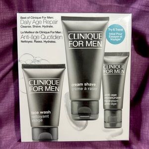 Clinique For Men Daily Age Repair 3 Piece Set